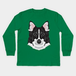 Border Collie Kids Long Sleeve T-Shirt